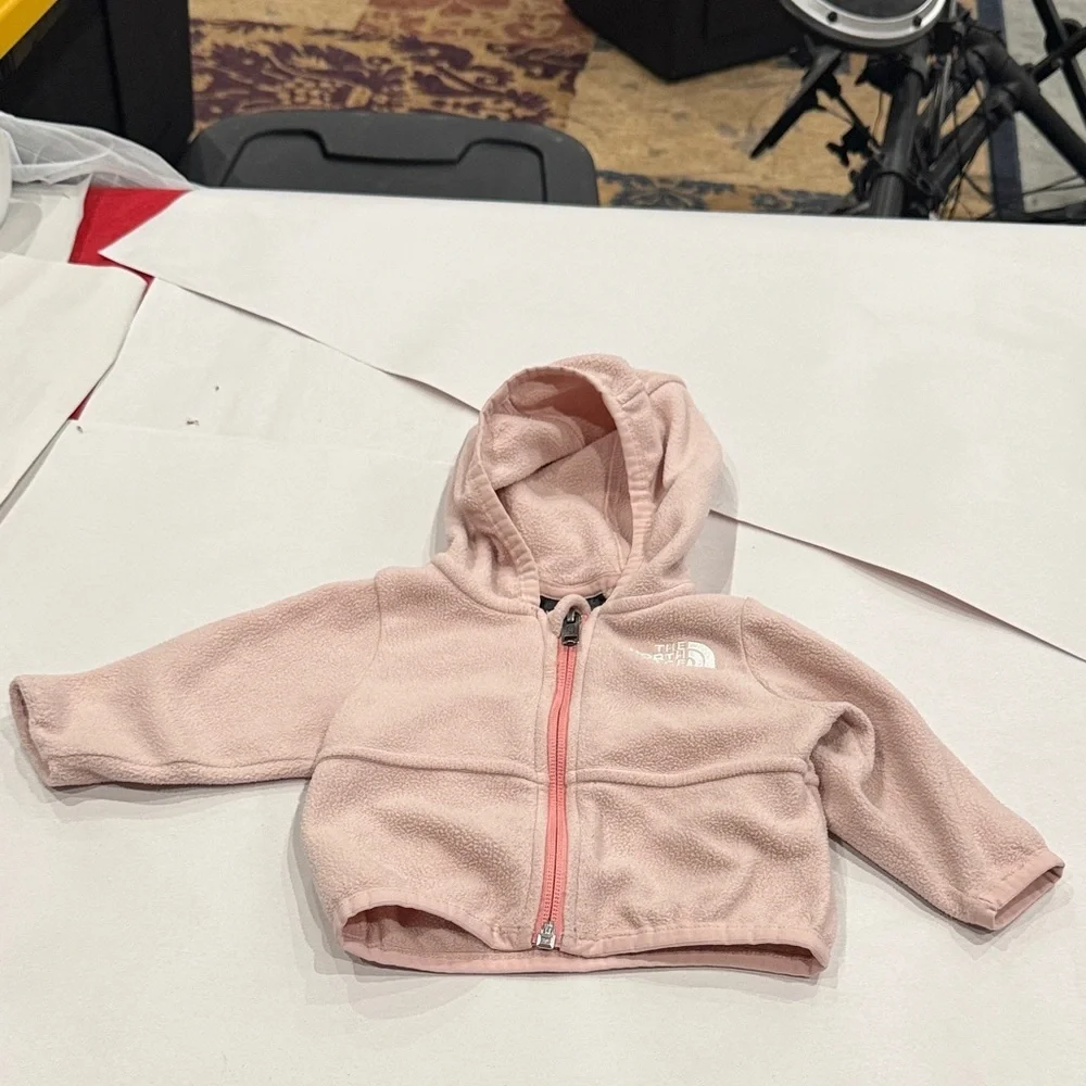 The North Face Light Pink Infant Hoodie